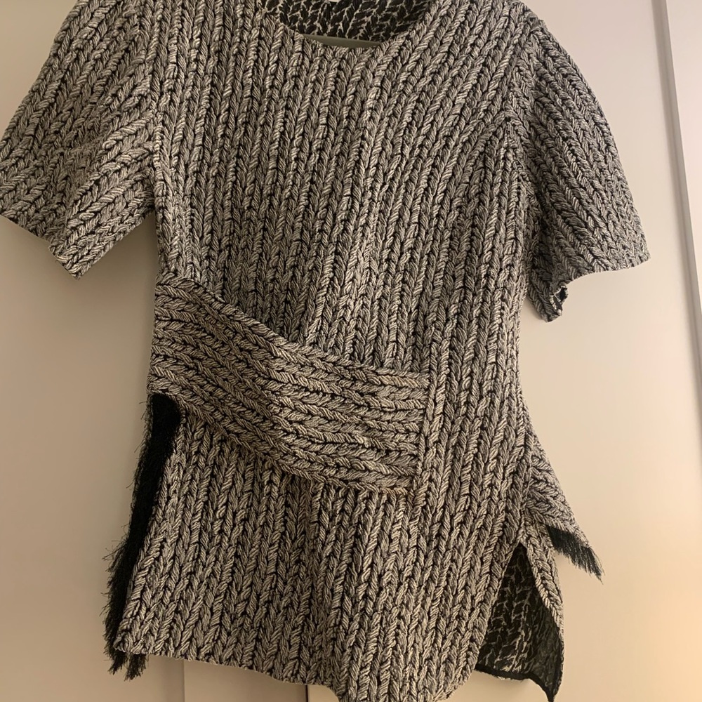 Phillip Lim Textured Assym Top